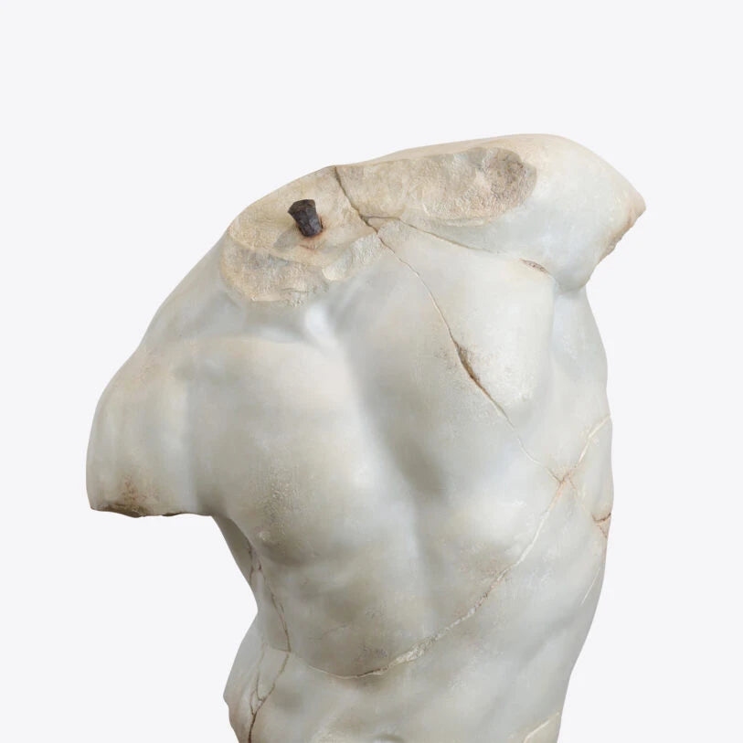 Pure White Lines Sirrus XL Male Torso