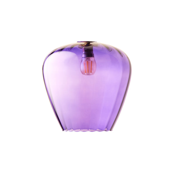 Pooky - Lisboa Pendant Light Shade - Small - Violet Glass
