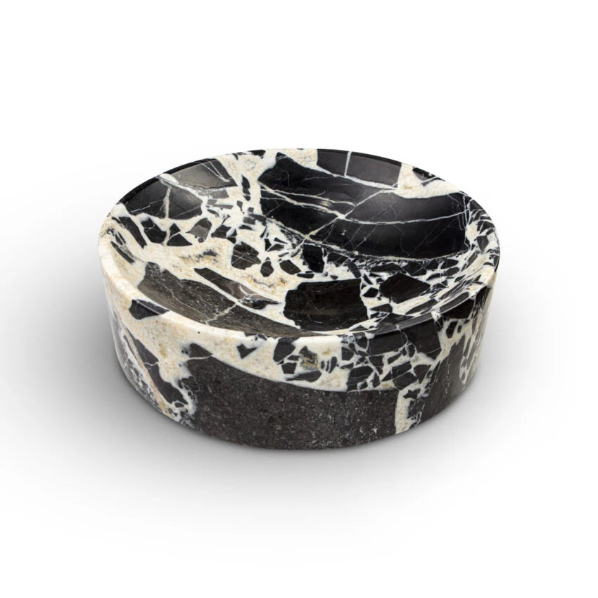 Pure White Lines Paris Marble Bowl