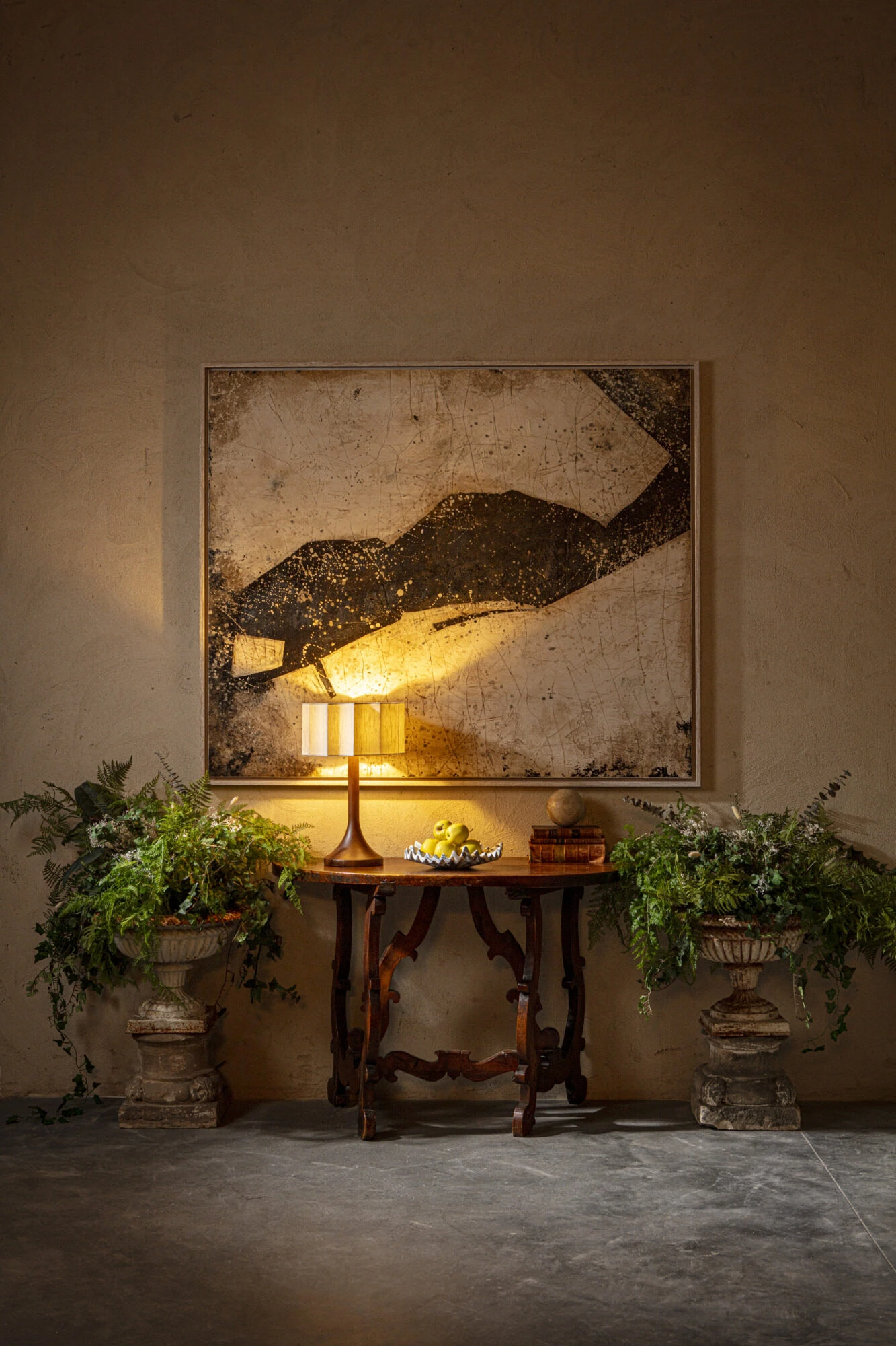 Pure White Lines - Vellum Table Lamp