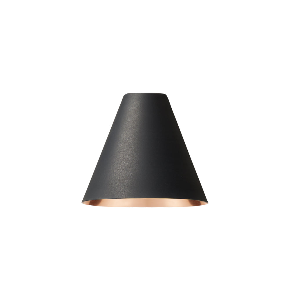 Pooky - Stanlette Pendant Shade - Ash Black - Copper Interior