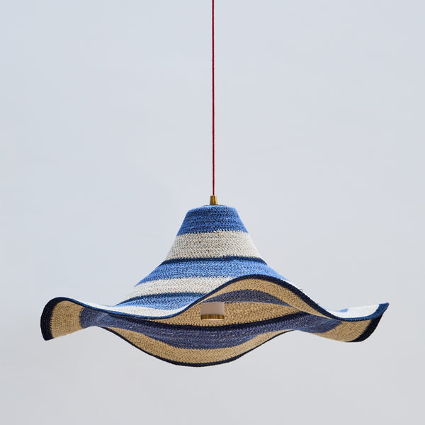 Pooky - Wonky Basket Pendant Light Shade - Beachfront