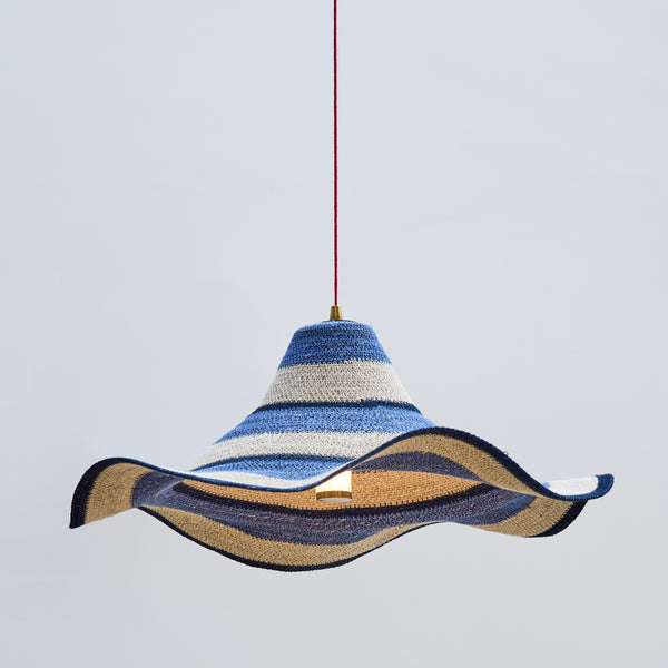 Pooky - Wonky Basket Pendant Light Shade - Beachfront