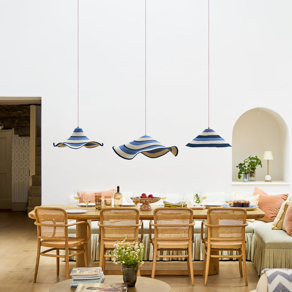 Pooky - Wonky Basket Pendant Light Shade - Beachfront