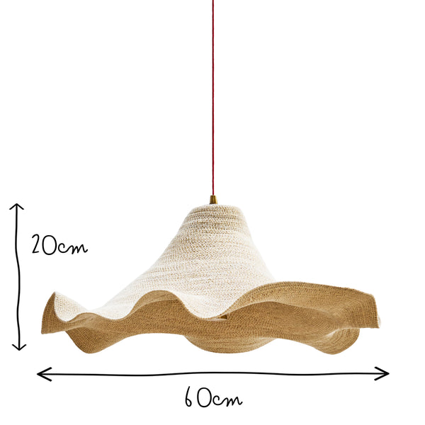 Pooky - Wonky Basket Pendant Light Shade - Natural