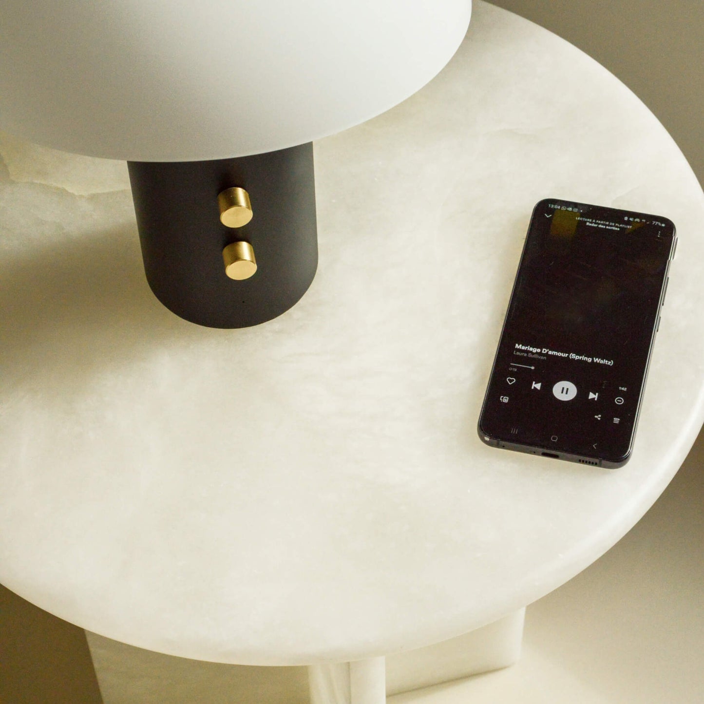 Jaune Studio Piccolo table light with built in speaker