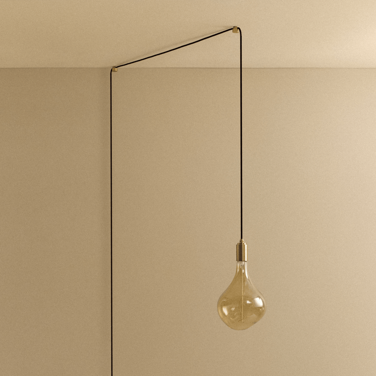 Tala Voronoi II Plug-In Pendant in Brass
