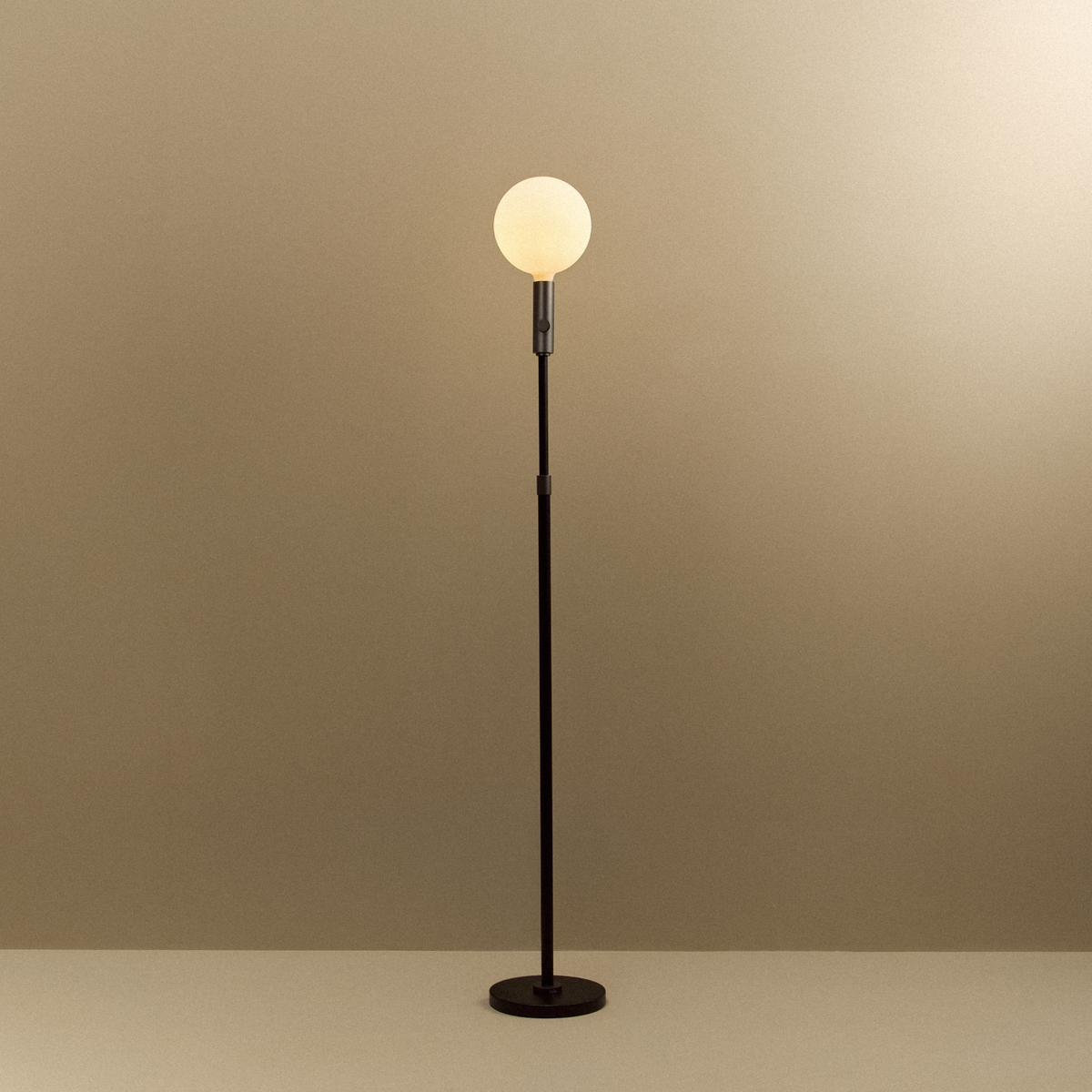 Tala Poise Adjustable Floor Lamp in Graphite + Sphere V