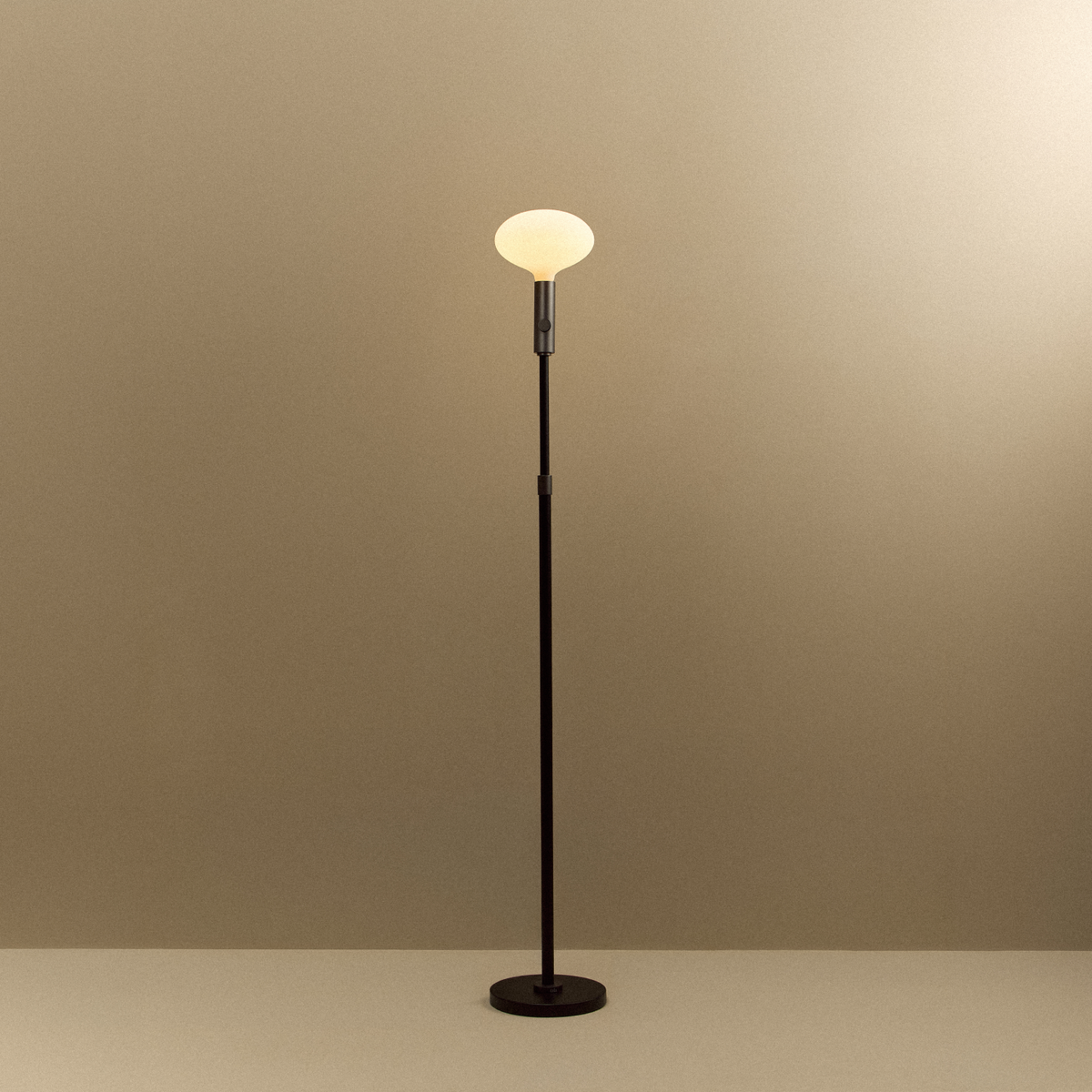 Tala Poise Adjustable Floor Lamp in Graphite + Oval II