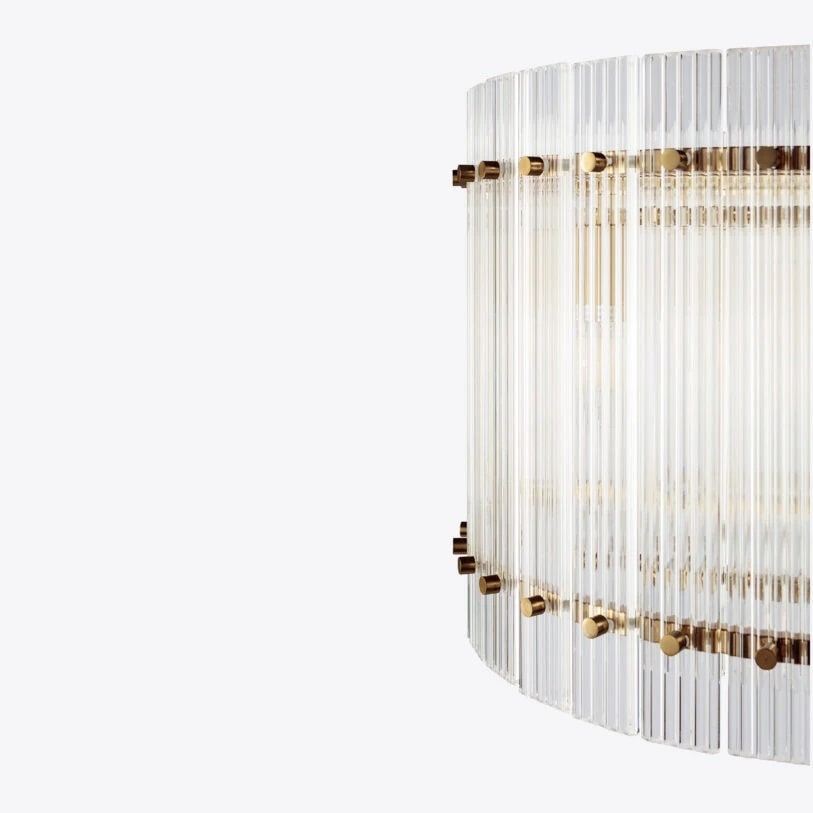 Pure White Lines San Francisco Chandelier