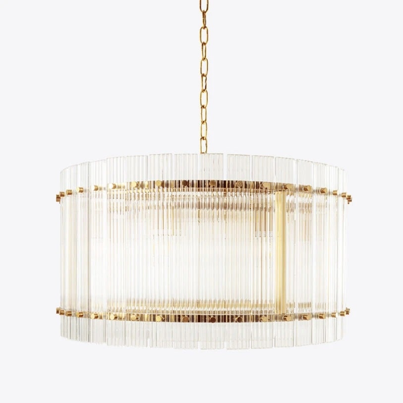 Pure White Lines San Francisco Chandelier