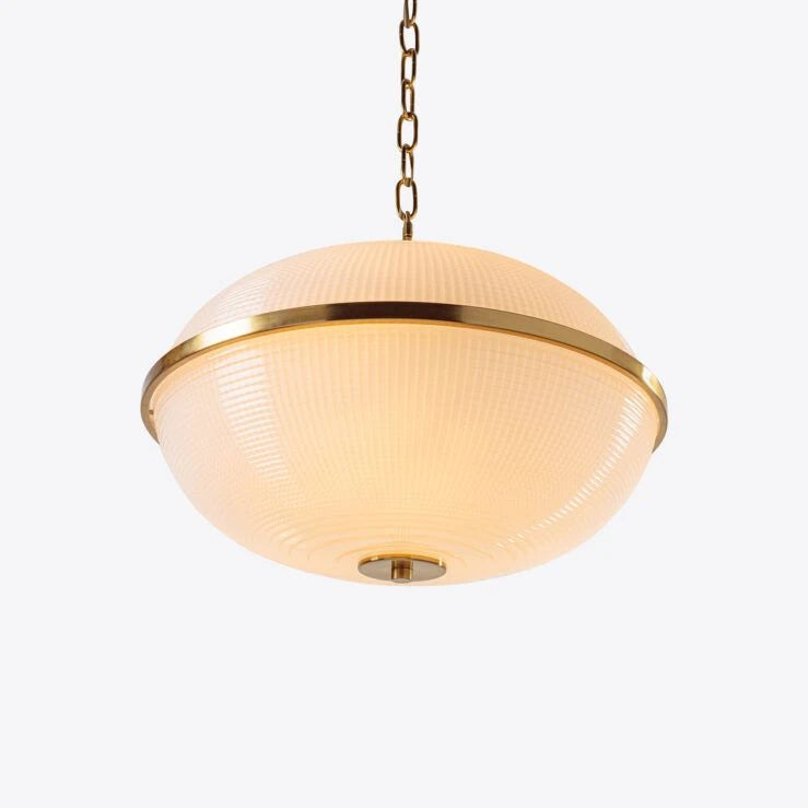 Pure White Lines - Opaline Fitzroy Pendant – 2 Sizes Available