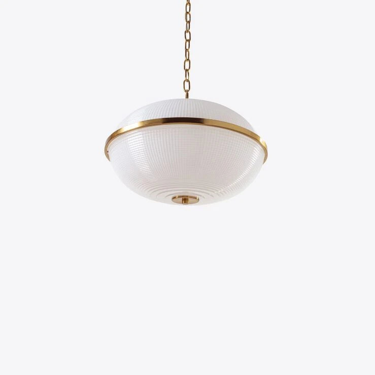 Pure White Lines - Opaline Fitzroy Pendant – 2 Sizes Available