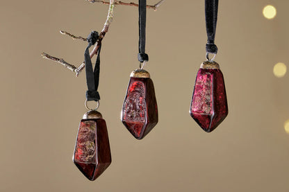 Nkuku Ratnam Baubles - Ruby Small (Set of 4)