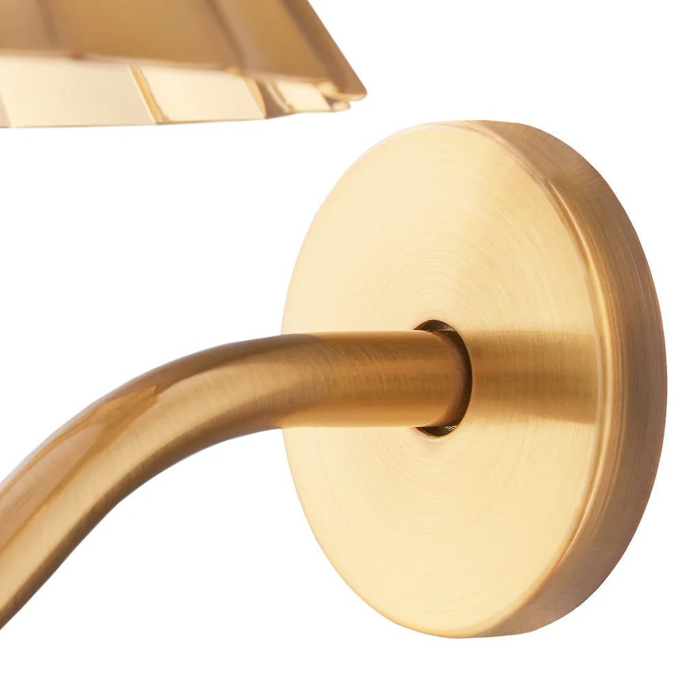 Pooky Twinky Rechargeable Wall Light in Antique Brass