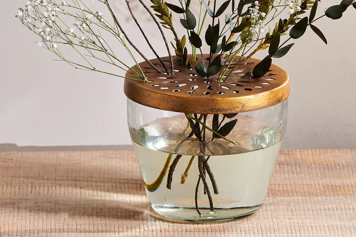 Nkuku - Ramla Vase With Lid - Tapered