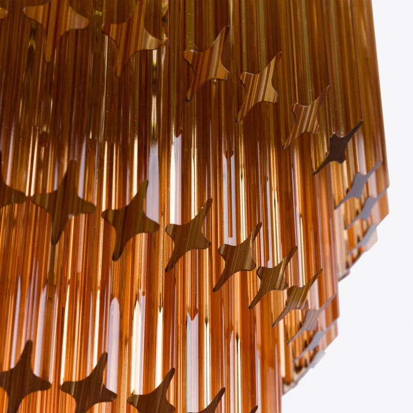 Pure White Lines Raphael Chandelier