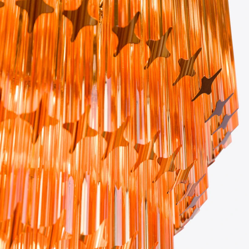 Pure White Lines Raphael Chandelier