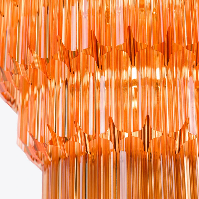 Pure White Lines Raphael Chandelier