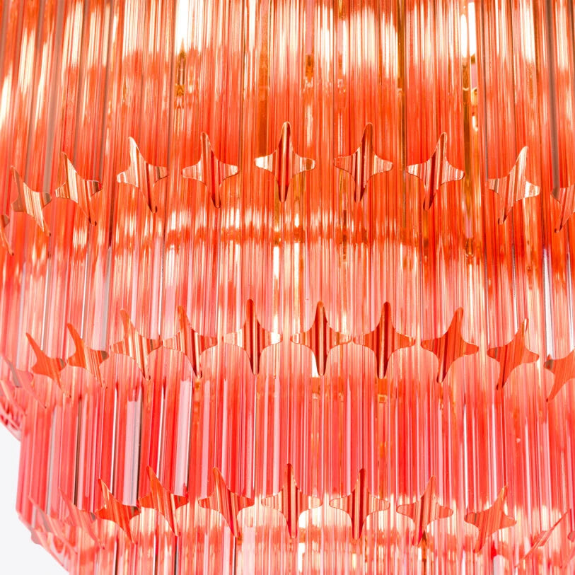 Pure White Lines Raphael Chandelier