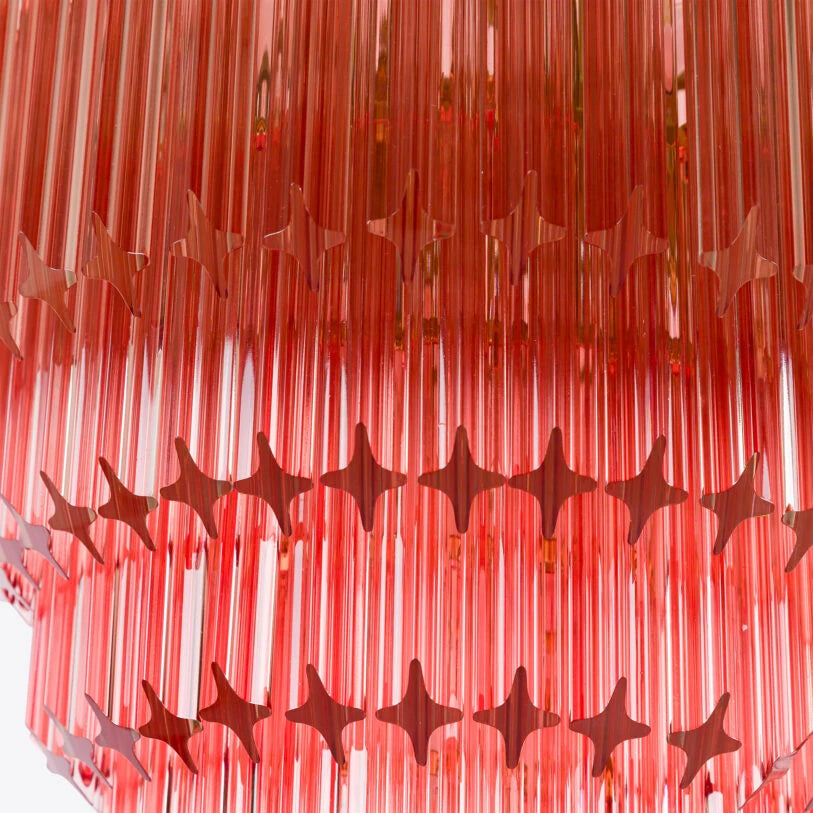 Pure White Lines Raphael Chandelier