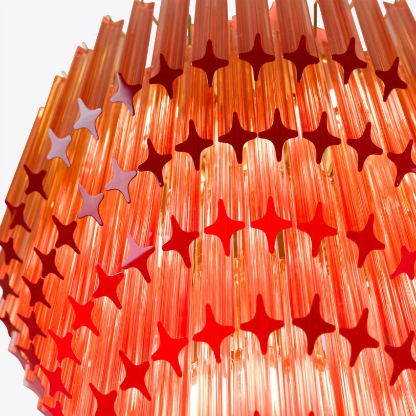 Pure White Lines Raphael Chandelier