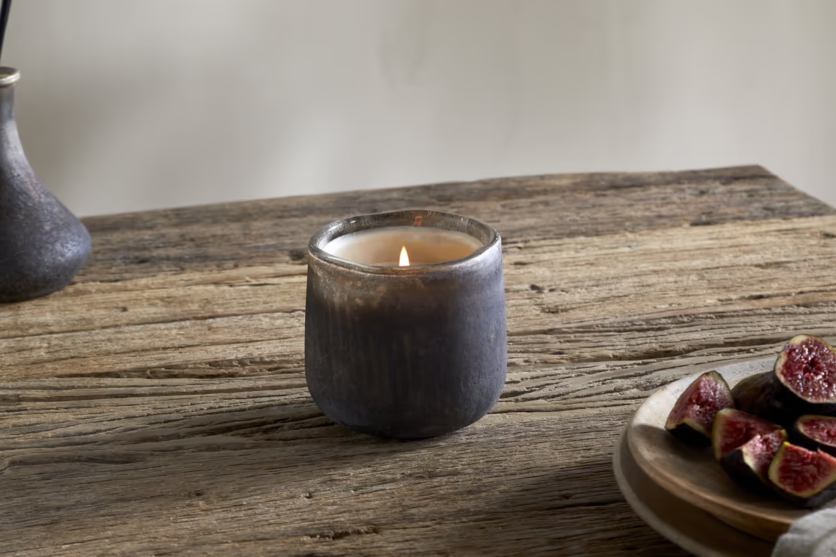 Nkuku - Cedarwood & Fig 1 Wick Scented Candle