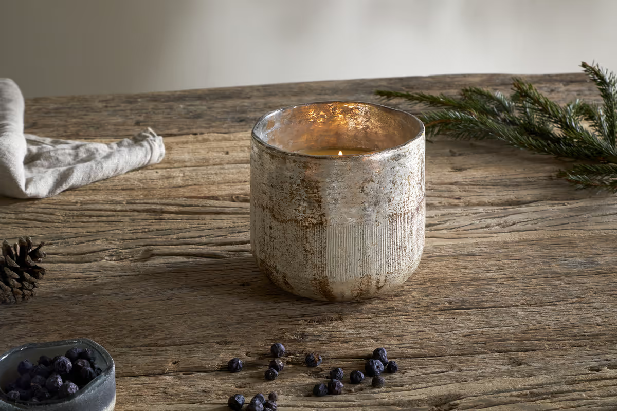 Nkuku - Juniper & Fir 3 Wick Scented Candle
