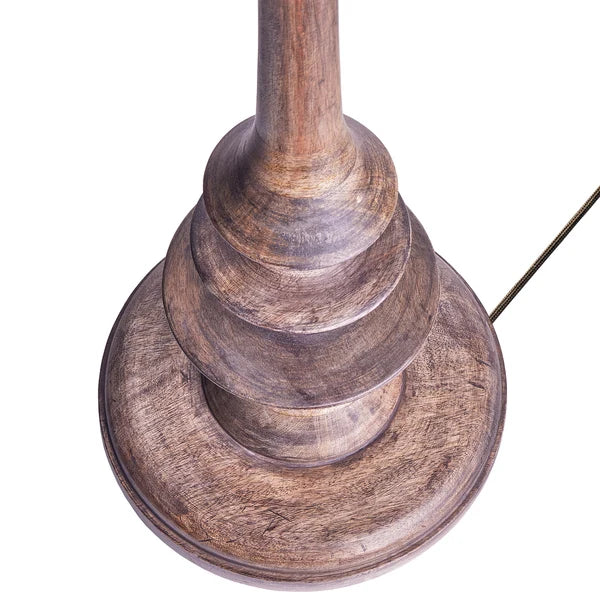 Pooky - Moonshine Floor Lamp Base - Burnt Wood - Without Lampshade