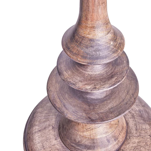 Pooky - Moonshine Floor Lamp Base - Burnt Wood - Without Lampshade