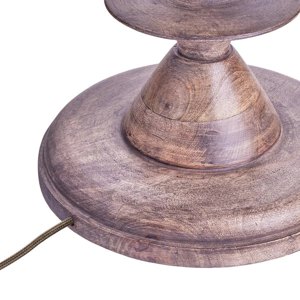 Pooky - Moonshine Floor Lamp Base - Burnt Wood - Without Lampshade