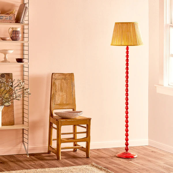 Pooky - Lillee Rechargeable Standing Lamp Base - Red - Without Lampshade