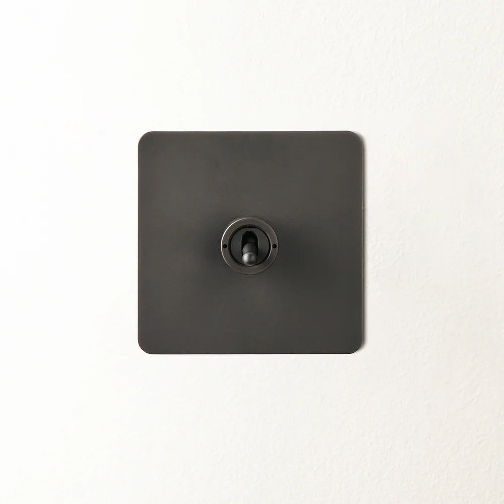 Pooky Lucian One Gang Intermediate Toggle Switch in Bronze