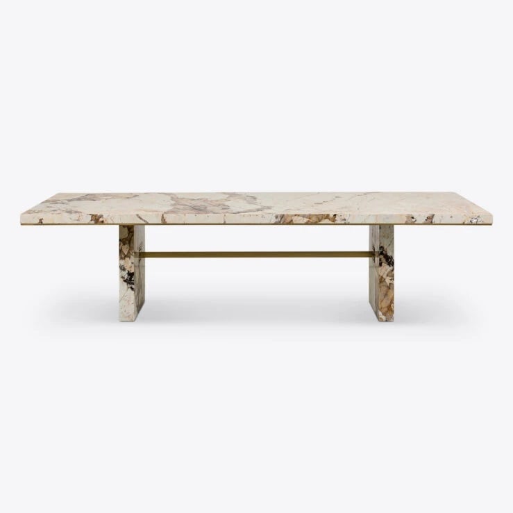 Pure White Lines Saint Laurent 300cm Dining Table