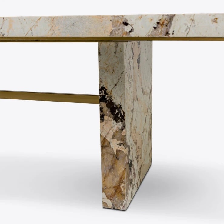 Pure White Lines Saint Laurent 300cm Dining Table