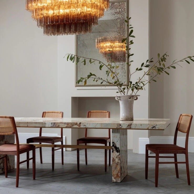 Pure White Lines Saint Laurent 300cm Dining Table