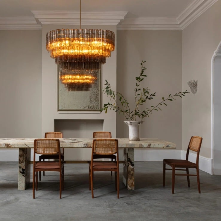 Pure White Lines Saint Laurent 300cm Dining Table