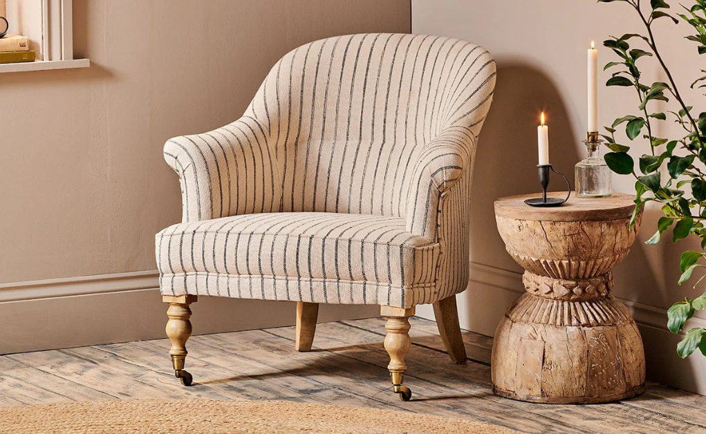 Nkuku Sanja Stripe Armchair