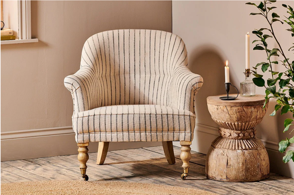 Nkuku Sanja Stripe Armchair