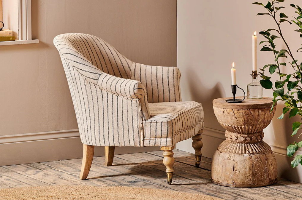 Nkuku Sanja Stripe Armchair