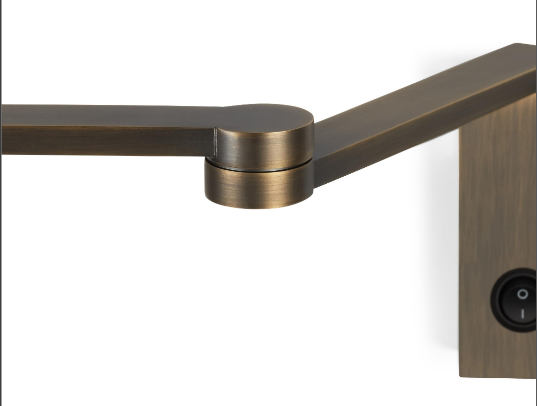 Contardi Lighting Manhattan Wall Light - Satin Bronze With Switch
