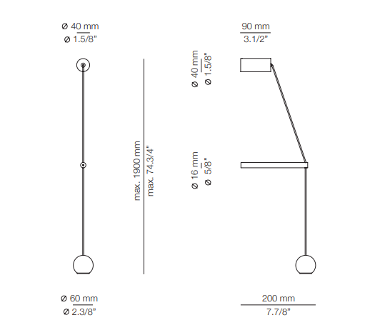 Estiluz - Compass Wall Lights - 4071 - 59 Terracotta
