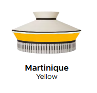 Contardi Lighting Calypso AP Wall Lamp - Martinique - Satin Brass Ring Finish - Yellow