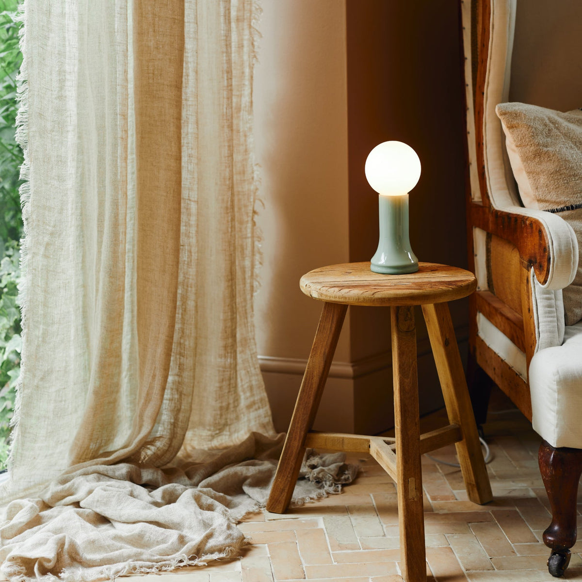 Tala Shore Table Lamp in Sea Green - Set of 2