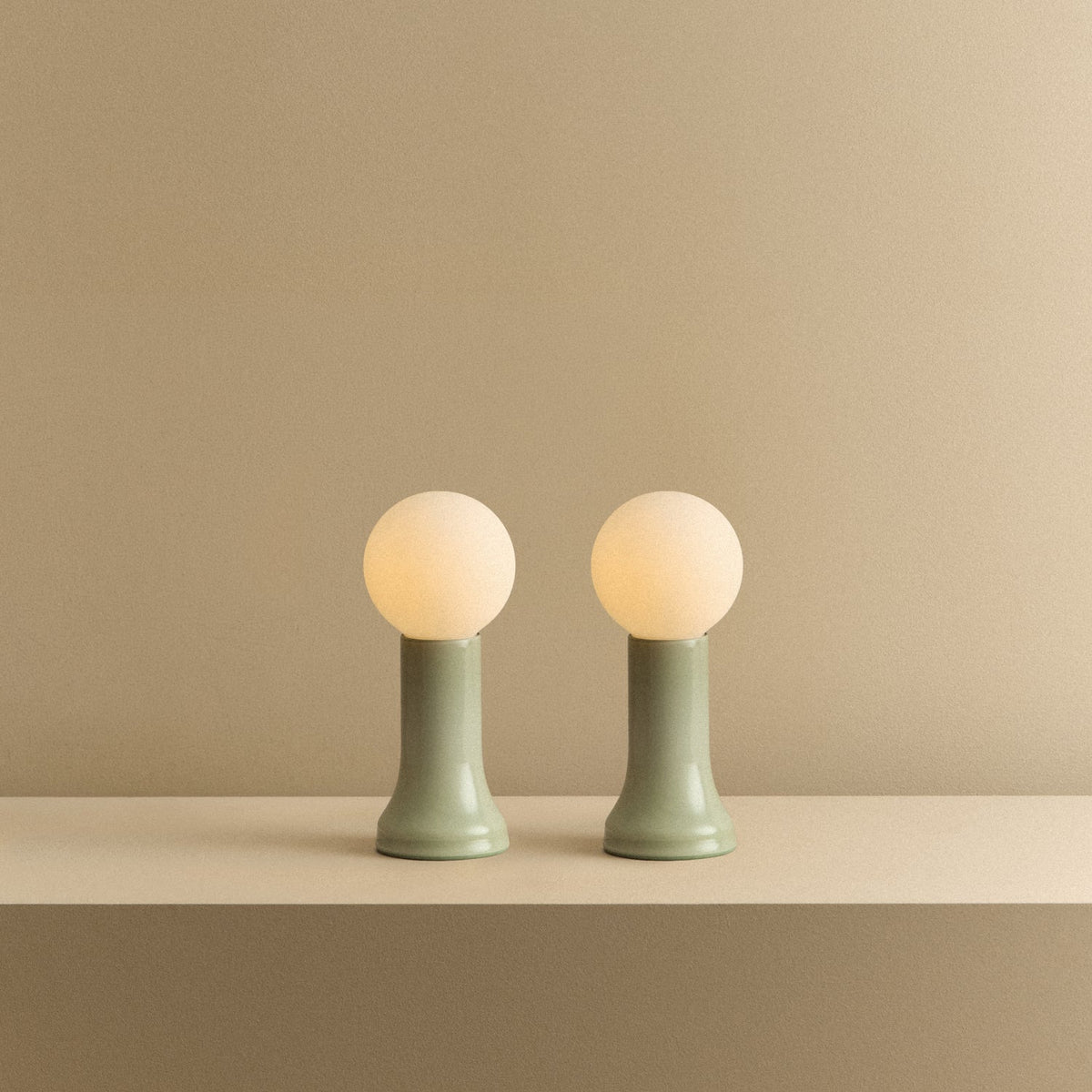 Tala Shore Table Lamp in Sea Green - Set of 2