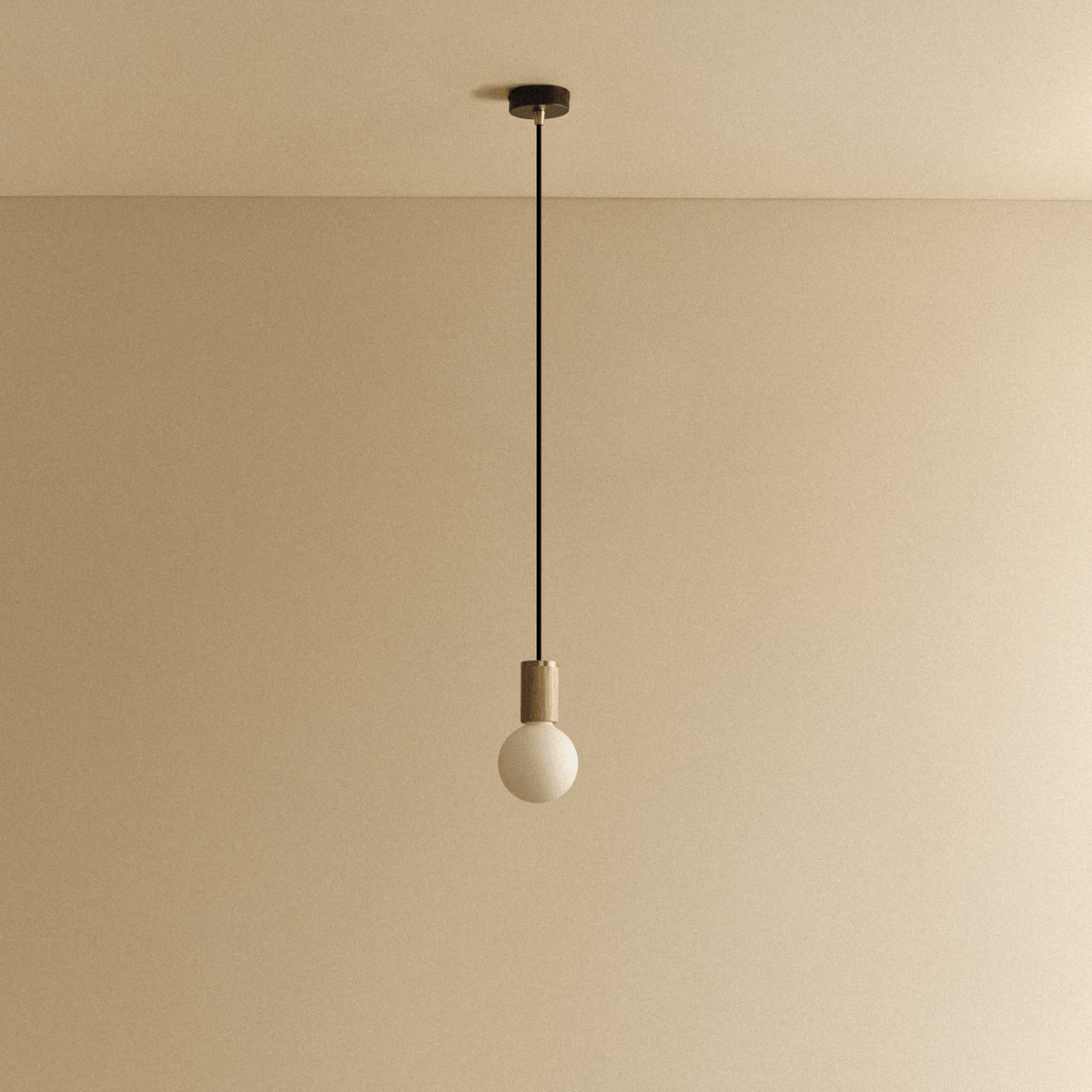 Tala Porcelain II Pendant Light in Oak