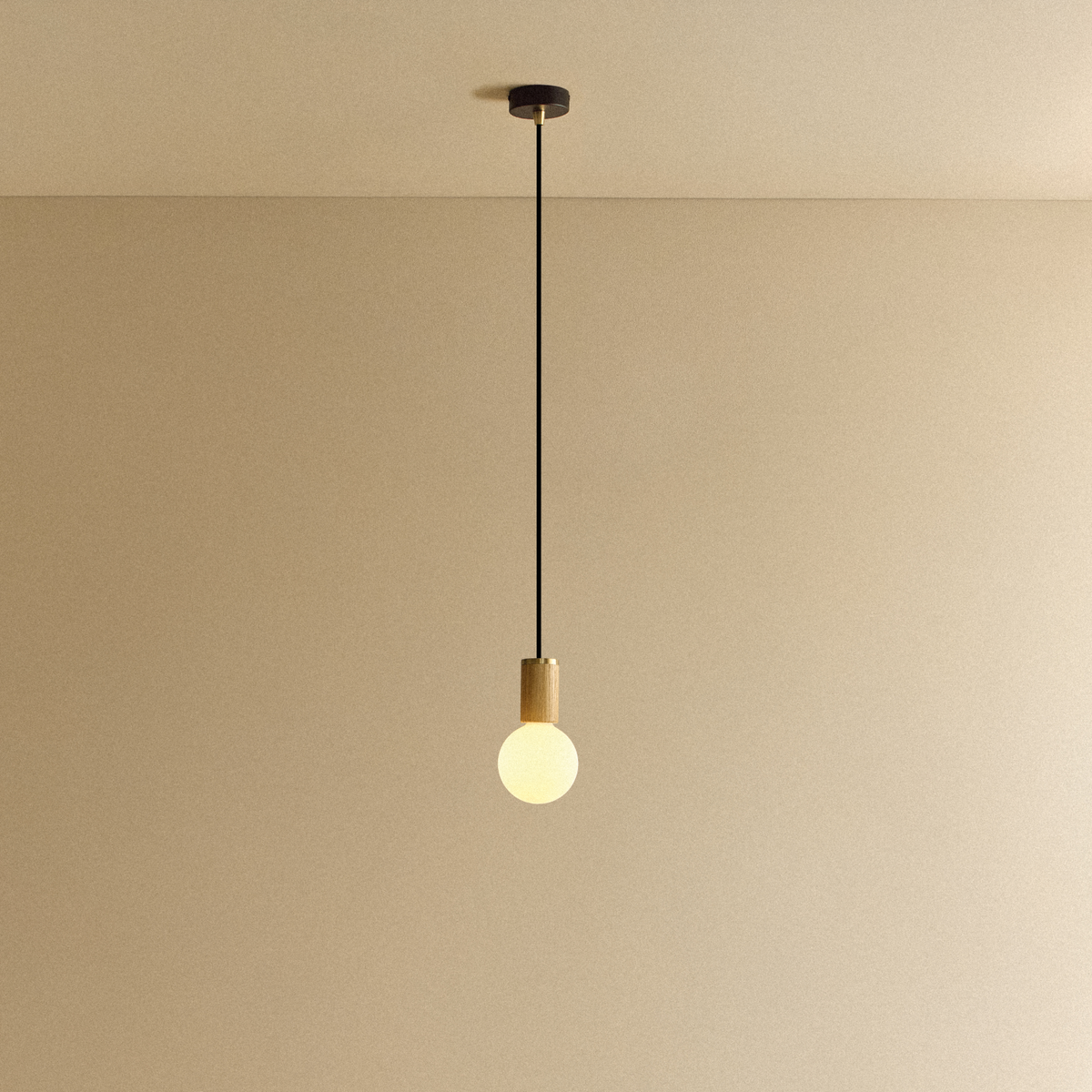 Tala Porcelain II Pendant Light in Oak