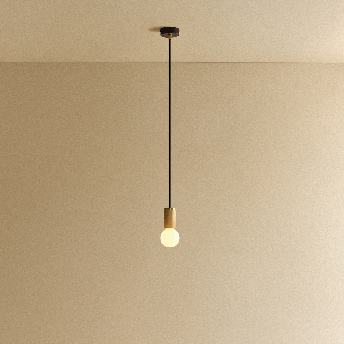 Tala Sphere II Pendant Light in Oak