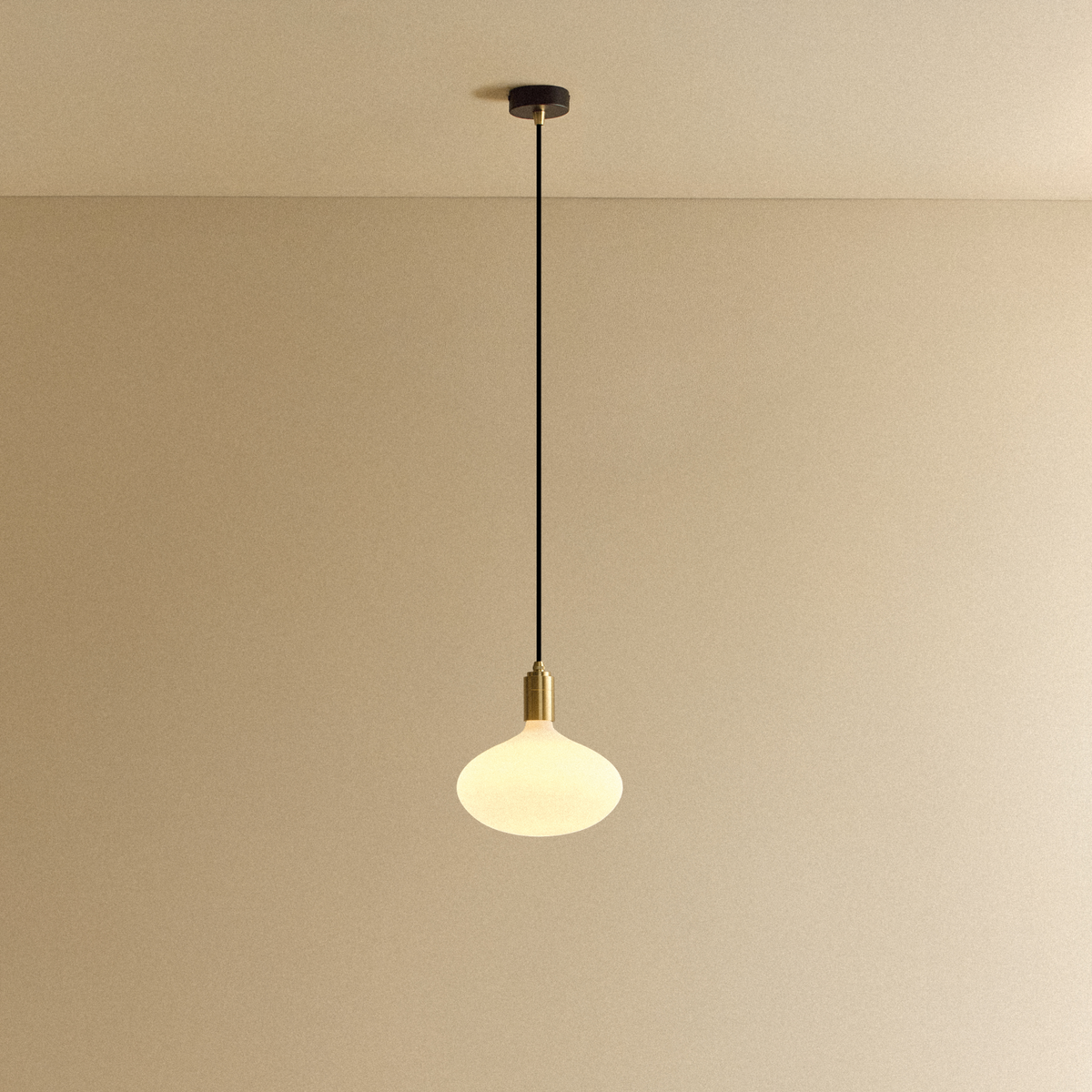 Tala Oval II Pendant Light in Brass