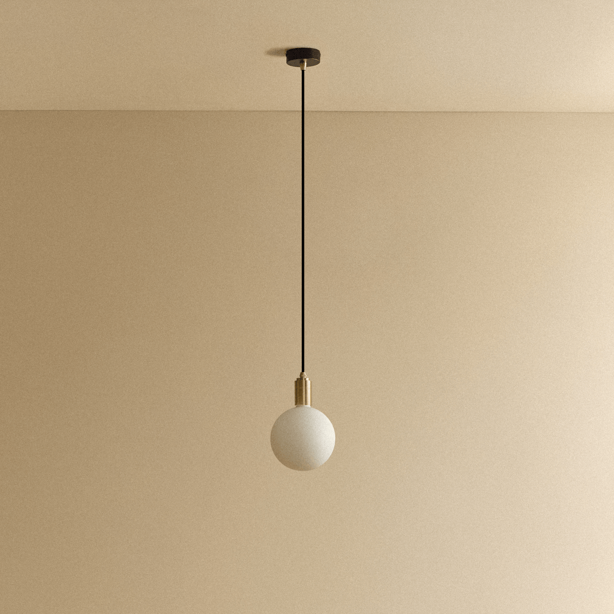 Tala Sphere IV Pendant Light in Brass